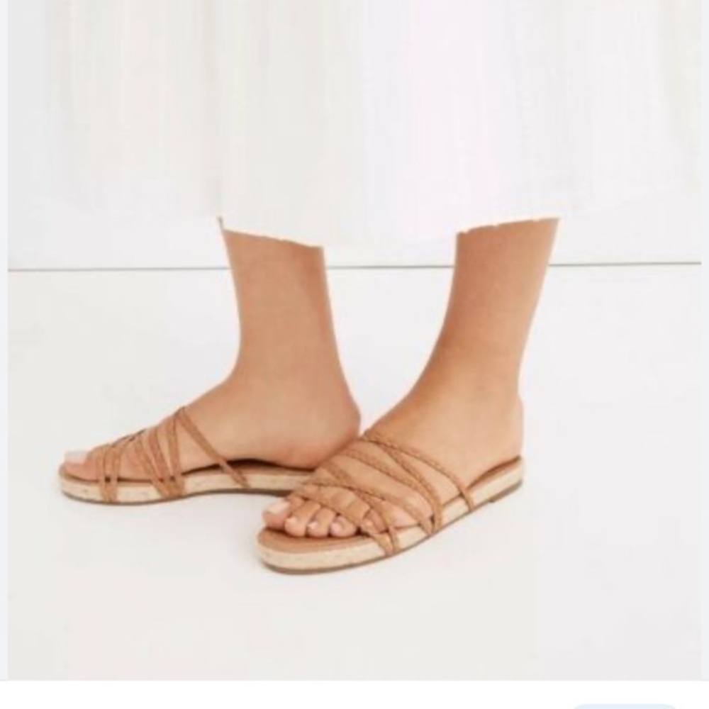 Madewell braided strappy espadrille sandals